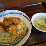 東京餃子軒 - お得なセットメニュー「油淋鶏炒飯」