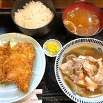 ゆず - おかず２品から アジフライと肉豆腐