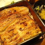 うなぎのまとい - うな重（肝吸・お新香付）並　2,500円