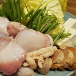 ちゅう心 - あんこうの身とあん肝