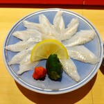 Shoubu - 穴子刺身 1,640円 ♪