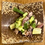 酒と旨いもの なまけもの - 菜の花 ホタルイカ 観音ねぎ