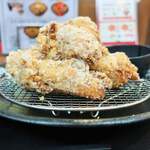 伝説のすた丼屋 - ミニ鬼盛り　すたみな唐揚げ定食（6個）