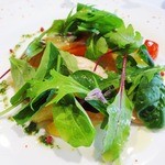 Restaurant27 - ('13/6)香草と野菜の香りのサーモンマリネと季節野菜のグレック