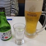 回転寿司みさき - 生ビールと冷酒で「おつかれちゃん♪」