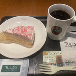 TULLY'S COFFEE - トムとジェリー ふんわり桜＆苺ムースケーキ