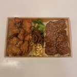 Yakiniku Horumon Ebisutei - 豚バラとカルビの二色重（テイクアウト限定）