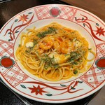 洋麺屋 五右衛門 - ジュニアセット（たっぷり海老のトマトクリーム）_2023年2月