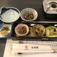 米沢牛黄木 金剛閣 すき焼き しゃぶしゃぶ 毘沙門 - 冷汁と三点盛り