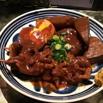 サンチャ フカミ - 牛カルビどて味噌おでん