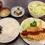 Kushi Katsu Semmon Ten Yamato - ◎トンカツ定食　750円
                        　ご飯大盛り　無料
