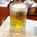 浜寿司 - 生ビールはキリンです。