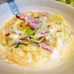 Zuppa - パスタランチ「ベーコンとキャベツクリーム」