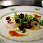 銀座うかい亭 - 寒平目のマリネ