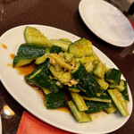 錦福 香港美食 - 胡瓜の黒酢和え。箸が止まらん