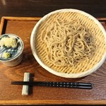 そば切り 黒むぎ - せいろ(750円)