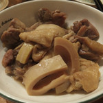 びっくりうどん - 鶏肉と破竹の煮物(2013.6)