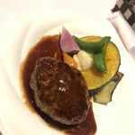 どうろくじん - 松坂ポークハンバーグステーキ（デミグラスソース）200g  1,080円