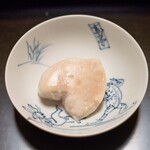 よし町 - 2023.2 常磐沖産天然河豚白子刺しムース仕立て