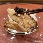 御料理 寺沢 - 栗蟹をキャビアの塩味で味わいます