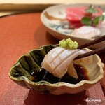 御料理 寺沢 - 寒鮃の縁側