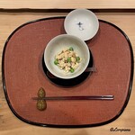 御料理 寺沢 - 穴子の蒸し寿司