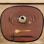 御料理 寺沢 - 栗蟹の剥き身とキャビア