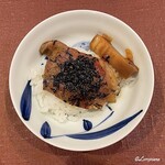 御料理 寺沢 - いわて牛のすき煮の小丼
