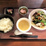 中華工房おかげさま - 回鍋肉ランチ