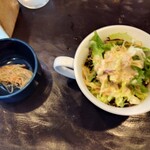 うみからそらへ - 小鉢とサラダ