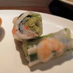 クアン・アンゴン - 海老と野菜の生春巻