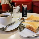 珈琲専門店 エース - モーニングサービスＡ ブレンドコーヒーとのりトースト570円