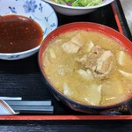 レストラン梢 - つけダレ、豚汁