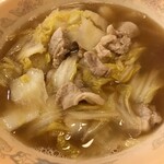 中華 麺琢 - 豚肉と白菜ラーメン