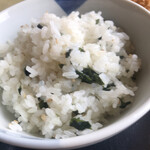 とんかつ とんQ - 鳴門産わかめご飯