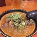 鳥頂点 - 牛煮込み･ハーフ(400円)