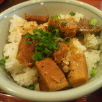 麺処 八海 - Aセットのチャーシュー丼（小）