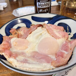 中央酒場 - ベーコンエッグ（500円）