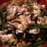 麺厨房 華燕 - ニンニクブラックラーメン（750円）