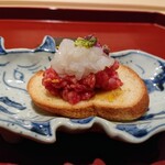 WAGYU USHITOMI - 甲イカのタルタル