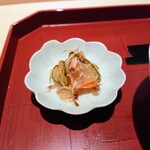 WAGYU USHITOMI - 漬物も凝ってます