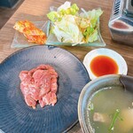 Yakiniku Tetsu - たれタン定食