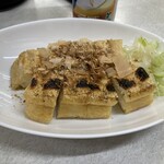 ゆたか食堂 - 栃尾揚げ焼　この日は霧島入れて4000円ちょい。