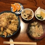 みちお亭 - 本日の天丼1,300円