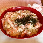 ピアゴ - 紅ズワイ脚肉とズワイ肩肉のかにめし