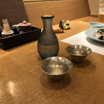 とき - 早々に日本酒にて