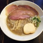 煮干結社 - 【限定】煮干蕎麦（塩）950円