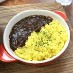 米パン屋cafe - セットの金沢風カレー