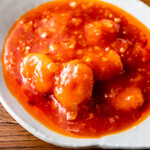 元氣餃子 弄堂 - 海老のチリソース