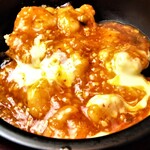 元氣餃子 弄堂 - エビチリおこげ